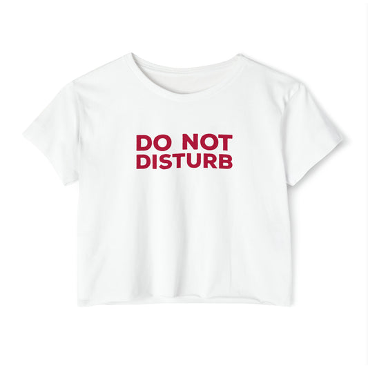 'Do Not Disturb' | Y2K Baby Tee