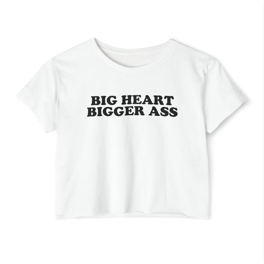 'Big Heart Bigger Ass' | Y2K Baby Tee