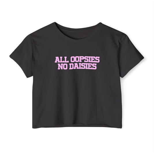 'All Oopsies No Daisies' | Y2K Baby Tee